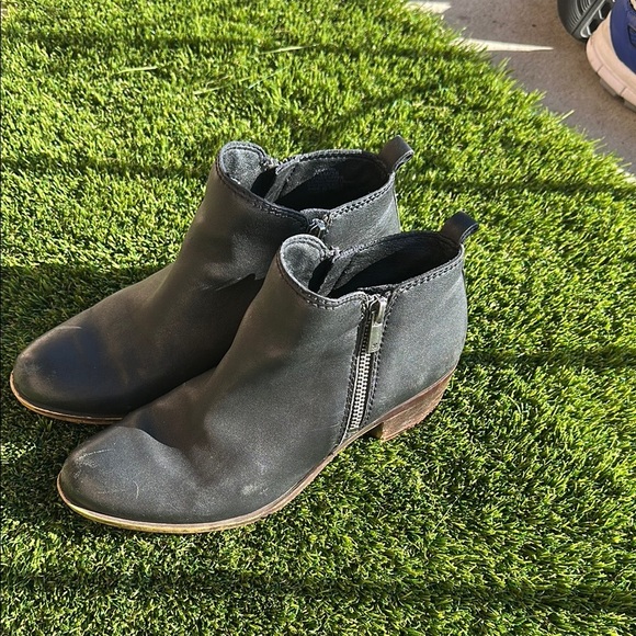 Lucky Brand Black Ankle Boots Women’s Size 7 1/2 - Picture 6 of 6